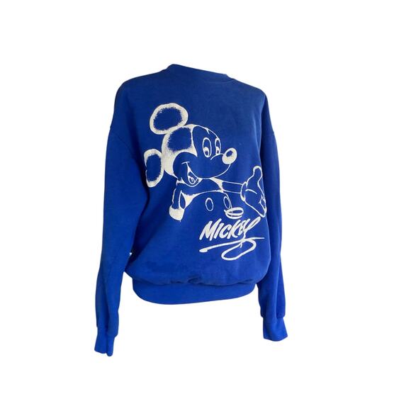 Vintage 90s Disney Mickey Mouse Sweatshirt Large - Picture 4 of 16